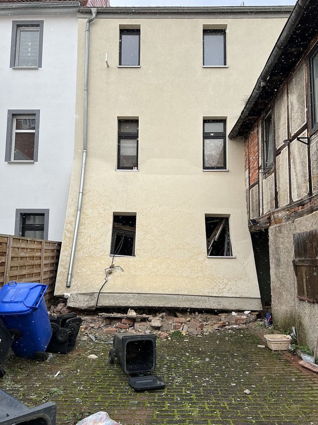Explosion in Wohnhaus