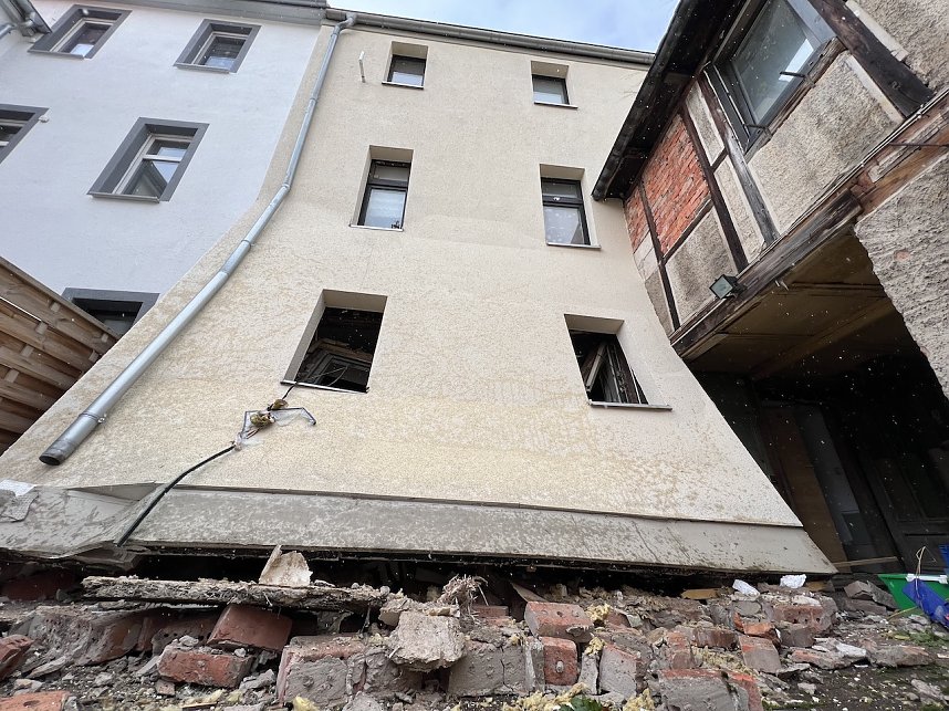 Explosion in Wohnhaus
