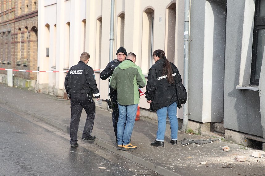 Explosion in Wohnhaus