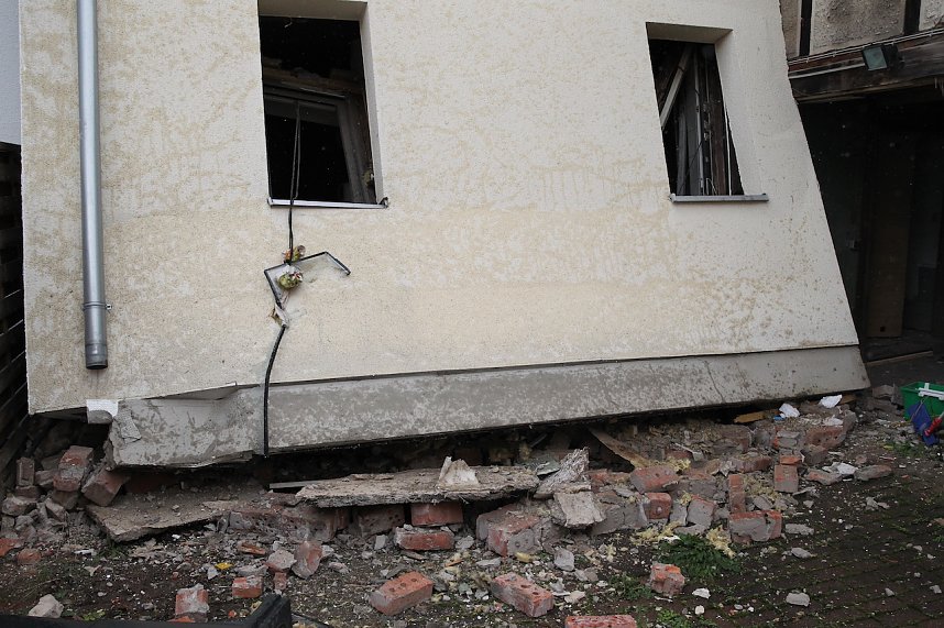 Explosion in Wohnhaus