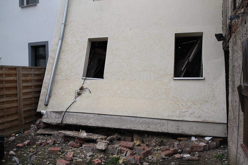 Explosion in Wohnhaus