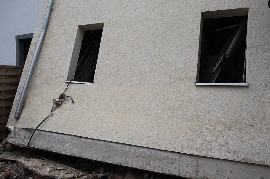 Explosion in Wohnhaus