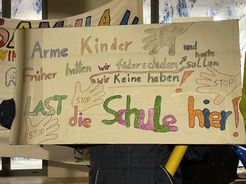 Demonstration auf dem Bad Langensalzaer Neumarkt