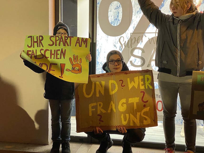 Demonstration auf dem Bad Langensalzaer Neumarkt