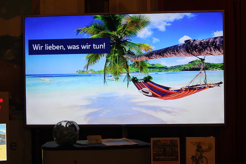 Ein Reiseb&uuml;ro und ein Restaurant hatten zu einem interessanten Abend in das Schl&ouml;sschen in Bad Langensalza geladen