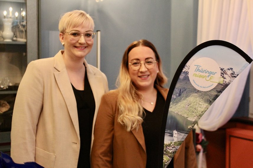 Ein Reiseb&uuml;ro und ein Restaurant hatten zu einem interessanten Abend in das Schl&ouml;sschen in Bad Langensalza geladen