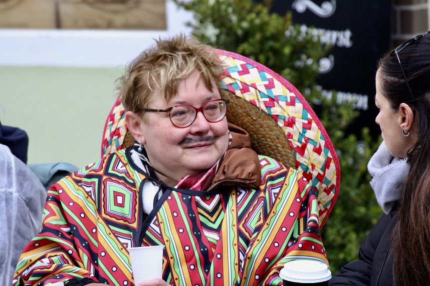 ZUm Karnevalsumzug zog es viele Jecken in die Stadt Bad Langensalza