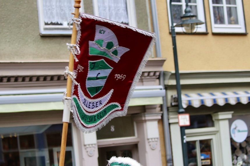 ZUm Karnevalsumzug zog es viele Jecken in die Stadt Bad Langensalza