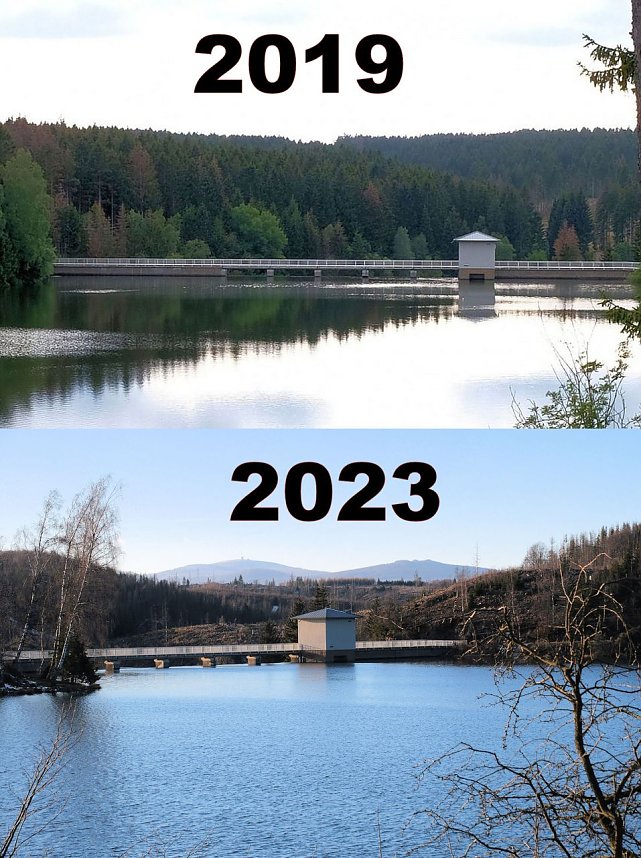 Peter Blei unterwegs an der Hasselvorsperre