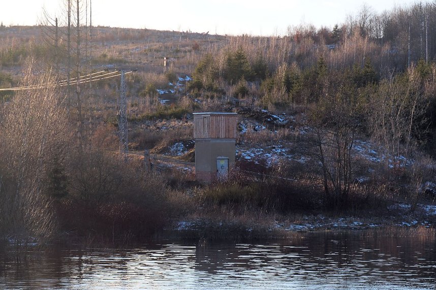 Peter Blei unterwegs an der Hasselvorsperre
