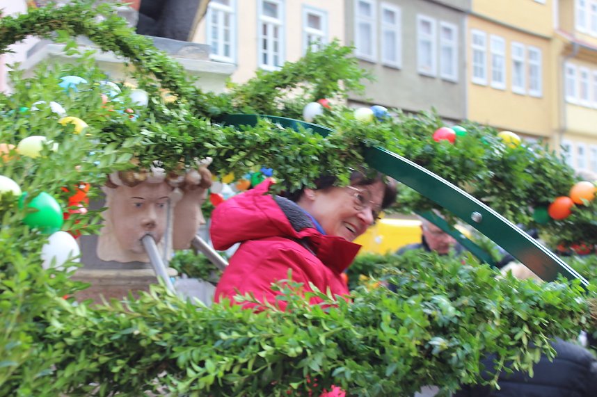 Fr&uuml;hjahrsputz am Bad Langensalzaer Rathaus