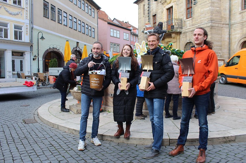 Fr&uuml;hjahrsputz am Bad Langensalzaer Rathaus
