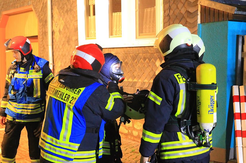 Geb&auml;udebrand in Schlotheim