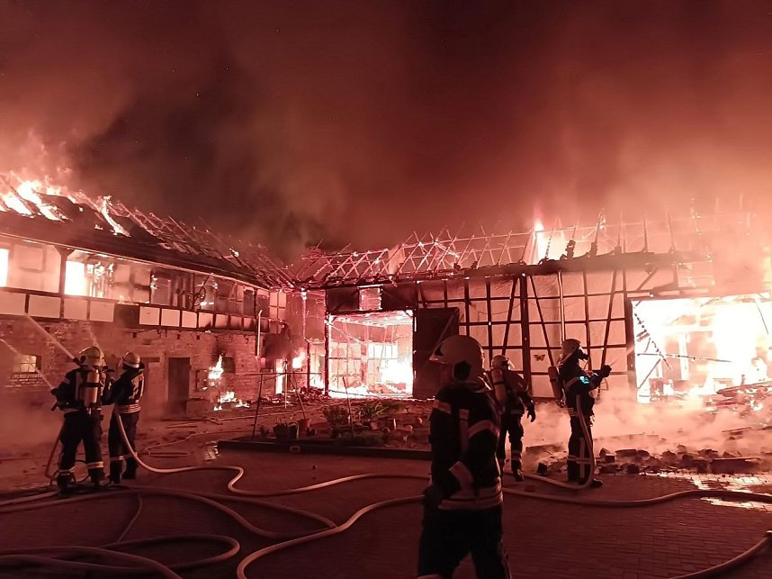 Gro&szlig;brand in Sch&ouml;nstedt