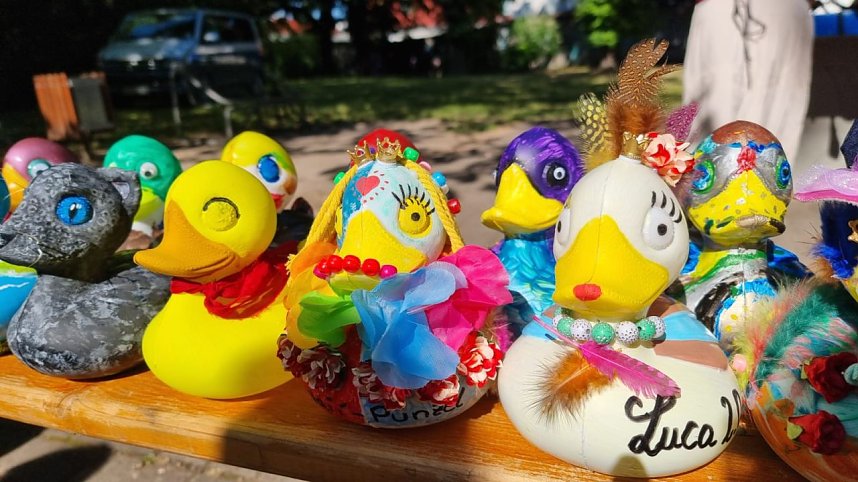 Ein begeisterndes Entenrennen verzauberte Bad Langensalza