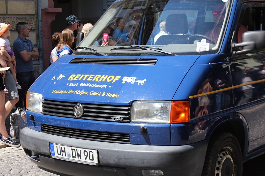 Fr&ouml;hliche Stimmung beim 210 Brunnenfest in Bad Langensalza
