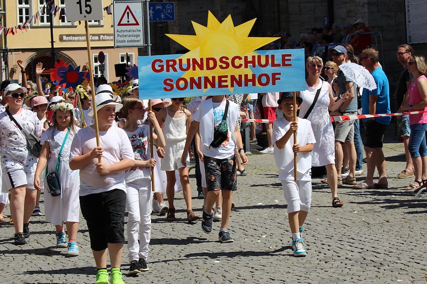Feierliche Stimmung beim 210. Brunnenfest in Bad Langensalza