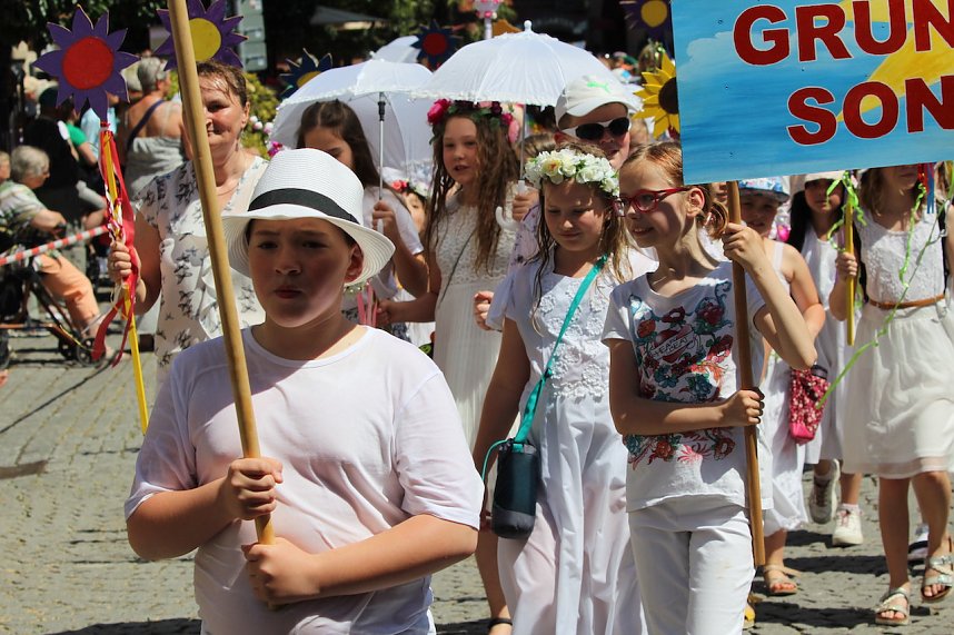 Feierliche Stimmung beim 210. Brunnenfest in Bad Langensalza