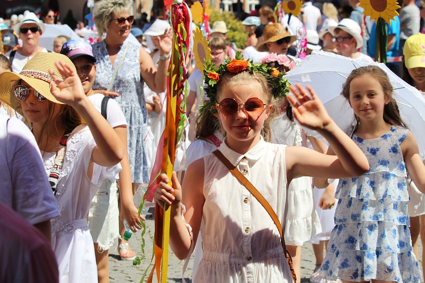 Feierliche Stimmung beim 210. Brunnenfest in Bad Langensalza