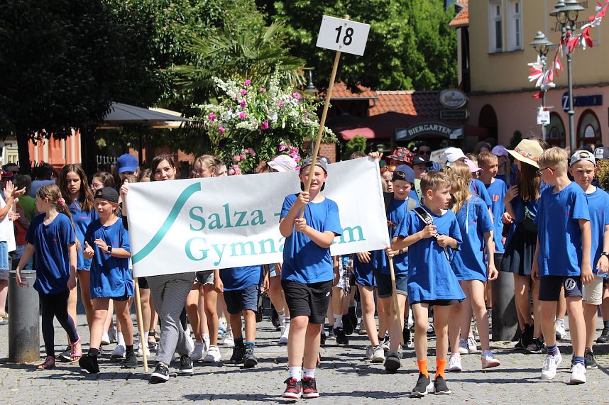 Feierliche Stimmung beim 210. Brunnenfest in Bad Langensalza