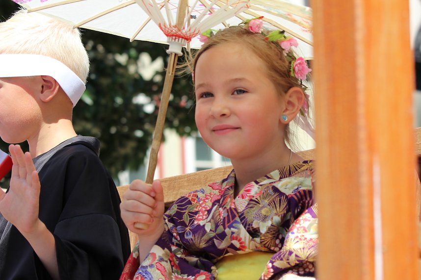 Feierliche Stimmung beim 210. Brunnenfest in Bad Langensalza