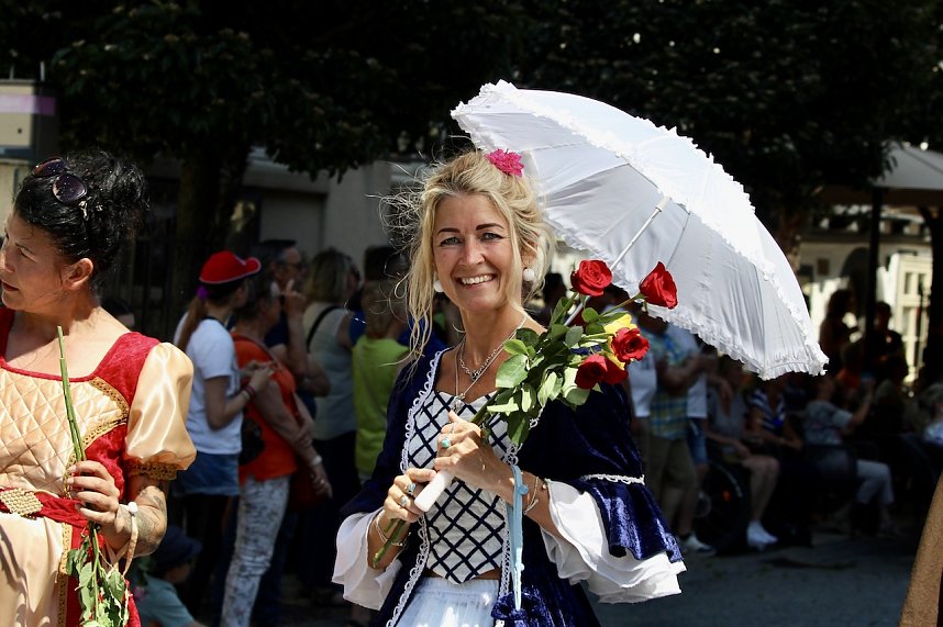 Feierliche Stimmung beim 210. Brunnenfest in Bad Langensalza
