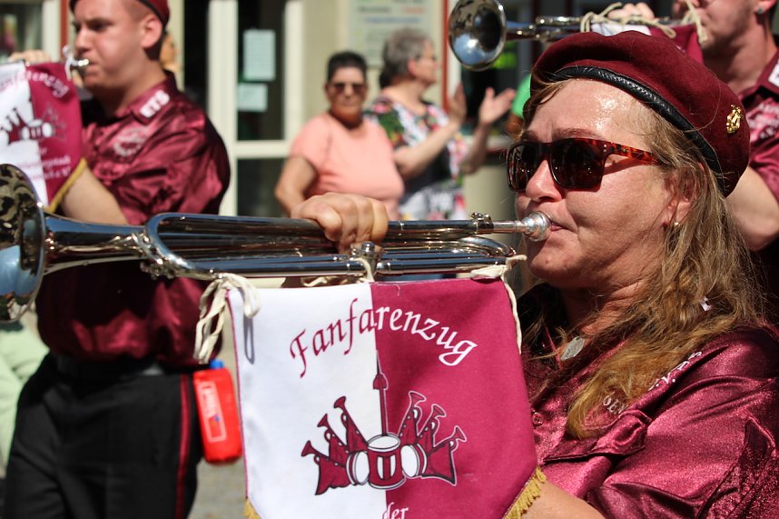 Feierliche Stimmung beim 210. Brunnenfest in Bad Langensalza