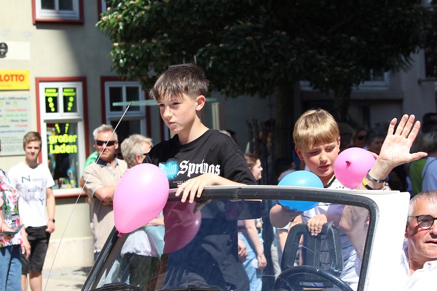 Feierliche Stimmung beim 210. Brunnenfest in Bad Langensalza