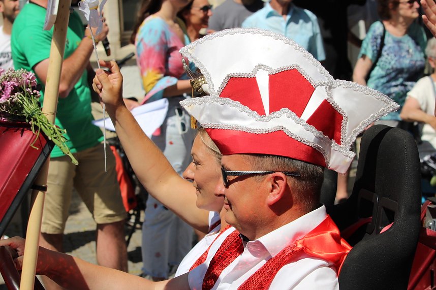 Feierliche Stimmung beim 210. Brunnenfest in Bad Langensalza