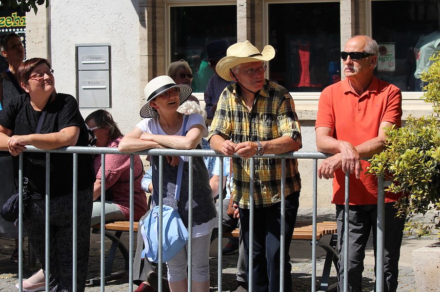 Feierliche Stimmung beim 210. Brunnenfest in Bad Langensalza