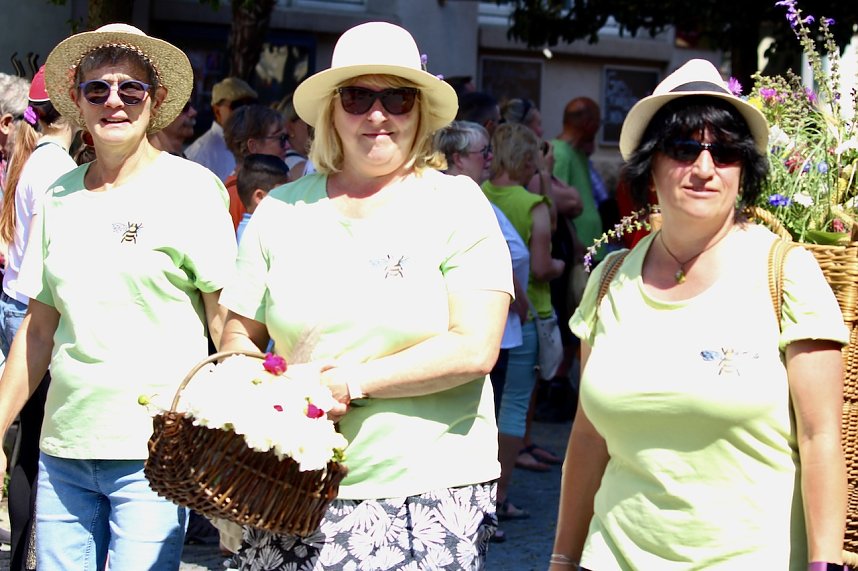 Feierliche Stimmung beim 210. Brunnenfest in Bad Langensalza