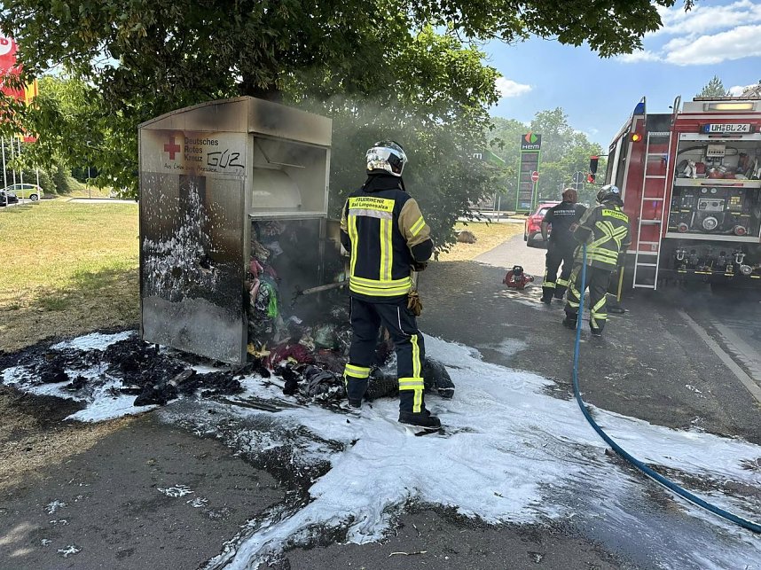 Brand in der Poststar&szlig;e