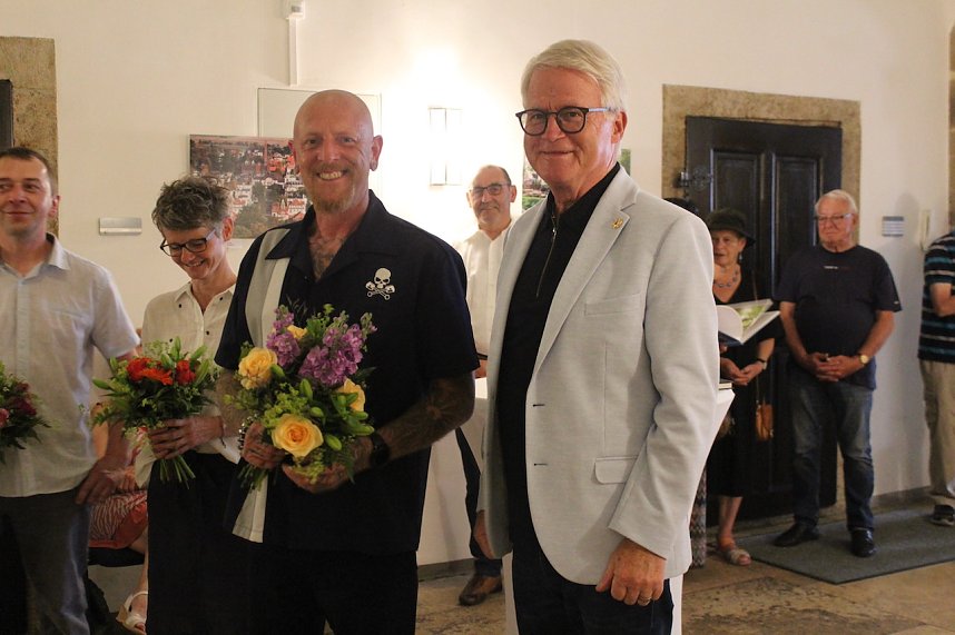 Vernissage zu "Impressionen aus den Partnerst&auml;dten"