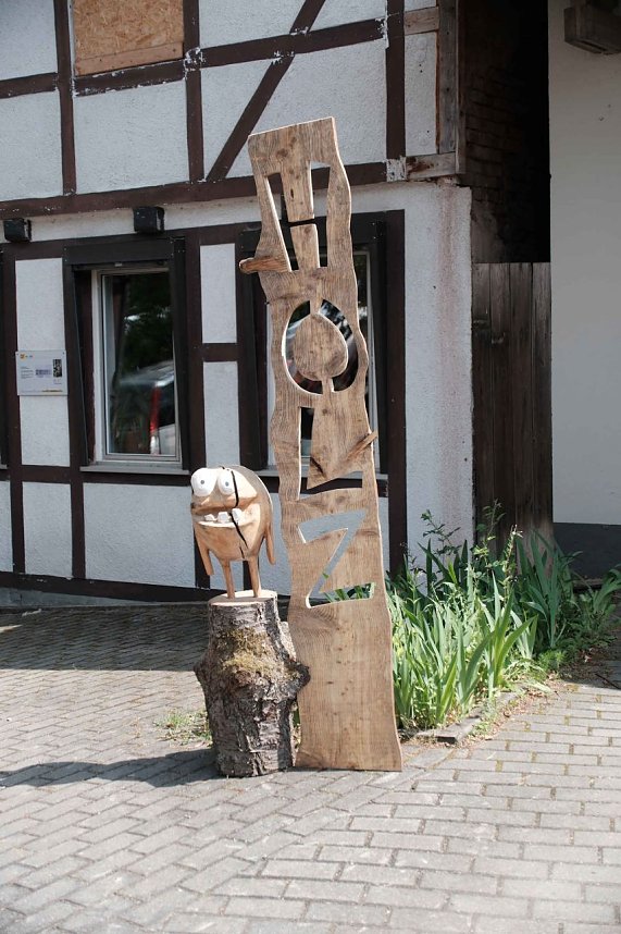 Peter Blei auf dem 31. Kunstmarkt in Friedrichsrode