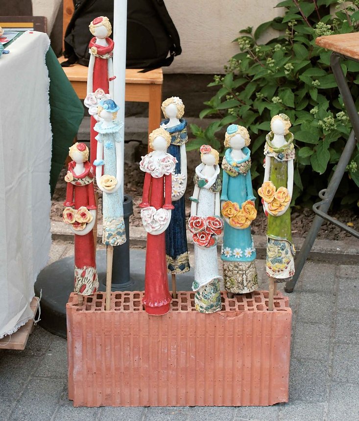Peter Blei auf dem 31. Kunstmarkt in Friedrichsrode