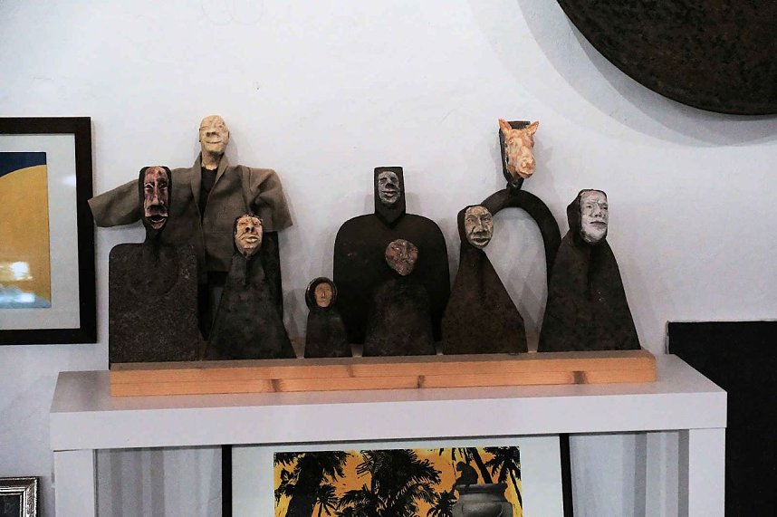 Peter Blei auf dem 31. Kunstmarkt in Friedrichsrode