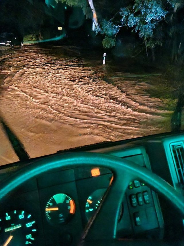 Sch&auml;den der Unwetter gestern und heute Morgen