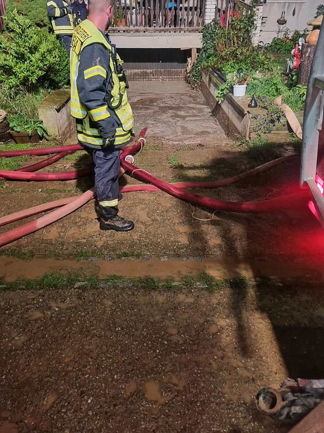 Sch&auml;den der Unwetter gestern und heute Morgen