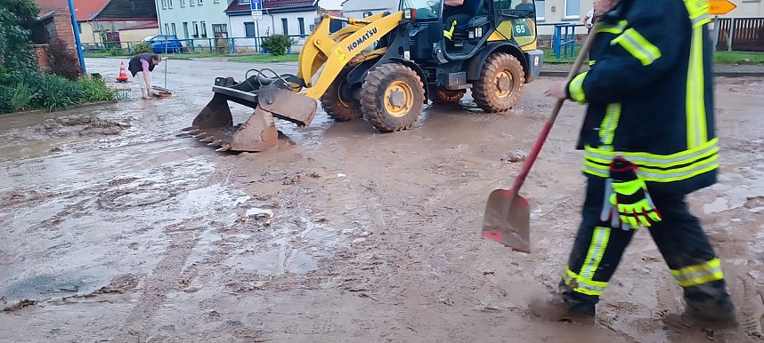Sch&auml;den der Unwetter gestern und heute Morgen