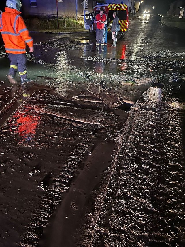 Sch&auml;den der Unwetter gestern und heute Morgen