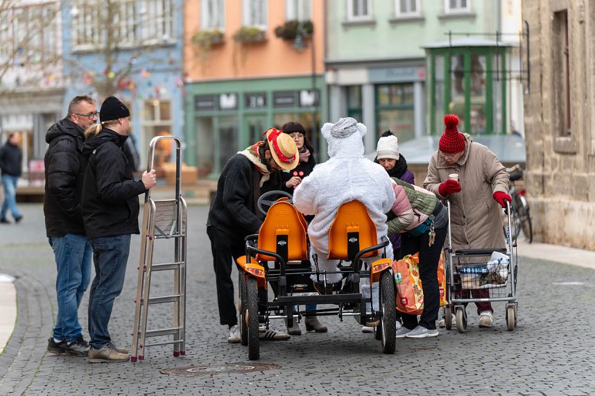 "Verflixt & Zugebommelt!" in der Bad Langensalzaer Innenstadt