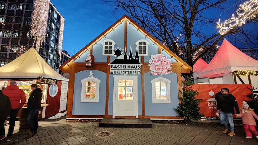 Peter Blei unterwegs in Magdeburg