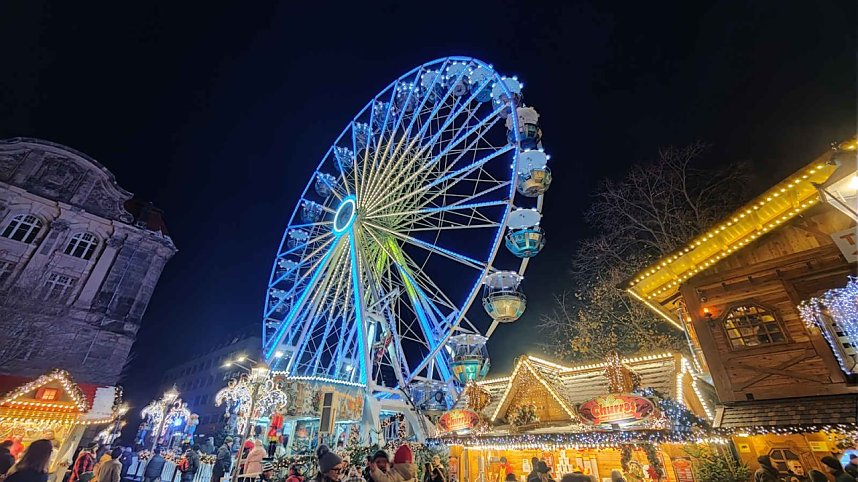 Peter Blei unterwegs in Magdeburg