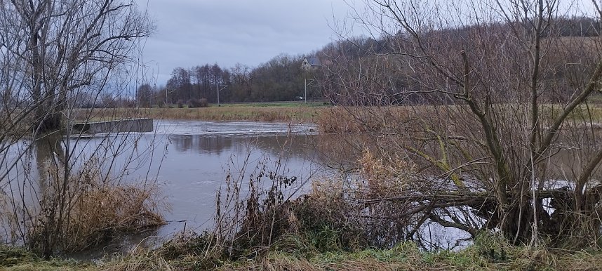 Spaziergang entlang der Unstrut aus Richtung Gorsleben in Richtung Sachsenburg