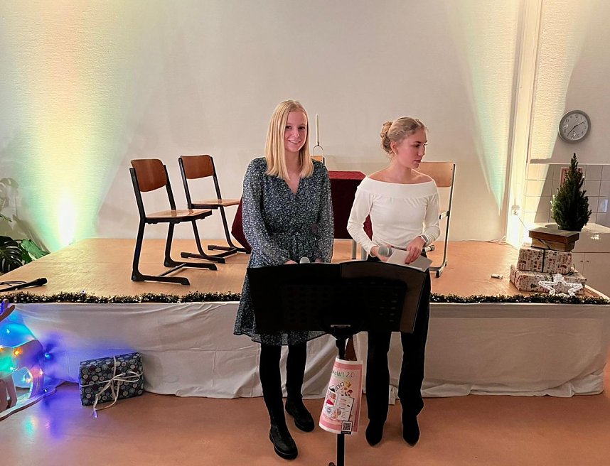 Lebendiger Adventskalender im Seiler-Gymnasium