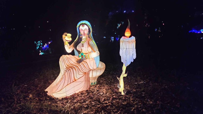 Peter Blei unterwegs in magischen Lichterwelten