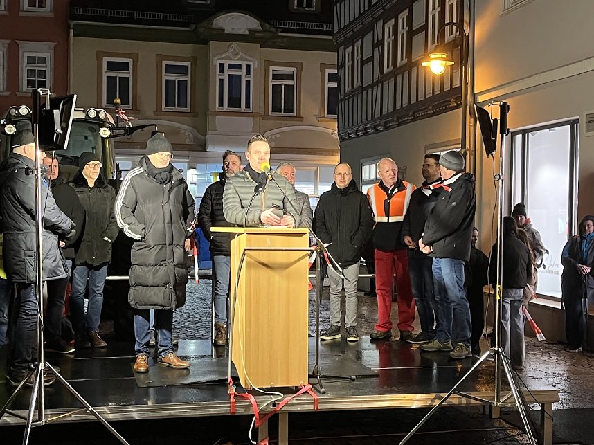 Protestkundgebung auf dem Neumarkt