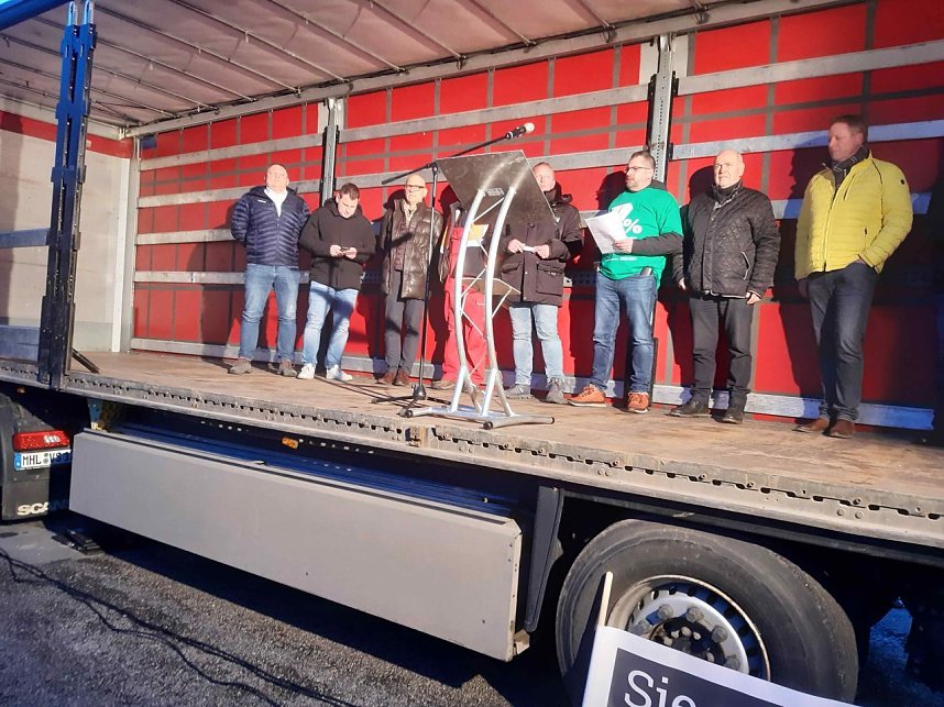 Montagsdemonstration in M&uuml;hlhausen