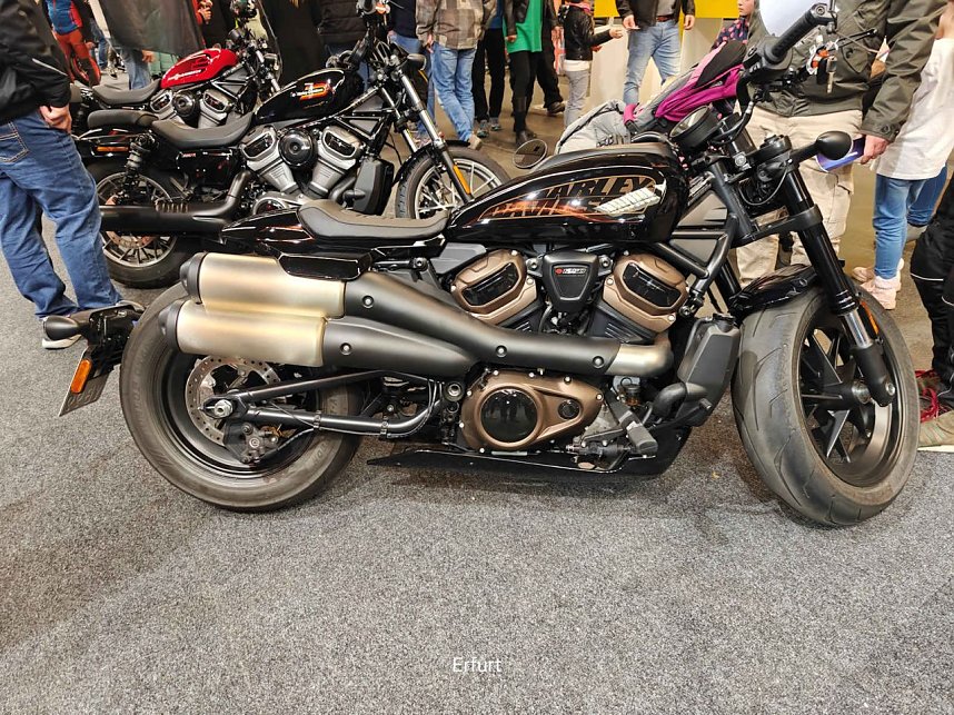 Peter Blei unterwegs auf der Motorradmesse