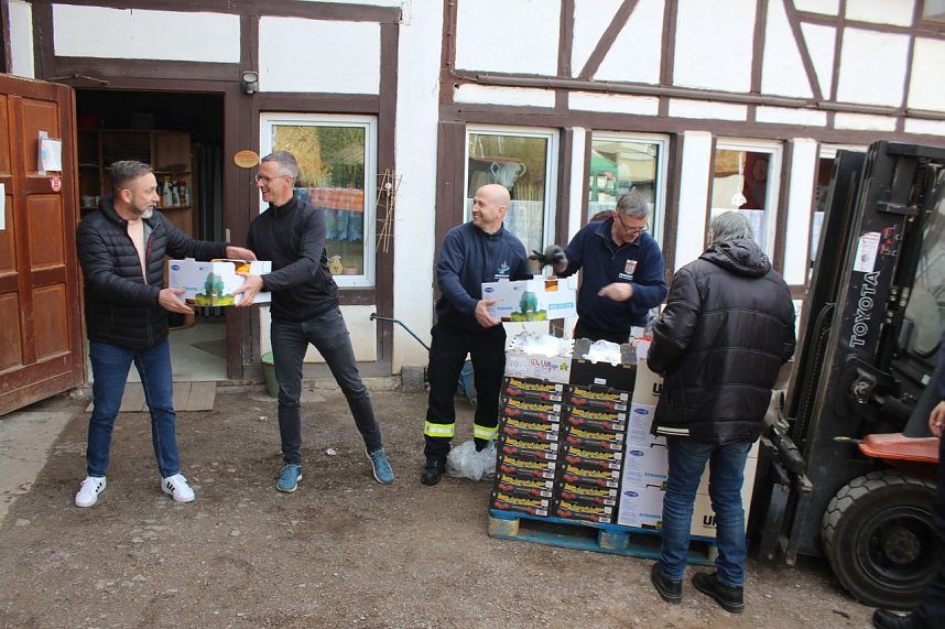 Gro&szlig;e Hilfslieferung f&uuml;r Bad Langensalzaer Tafel